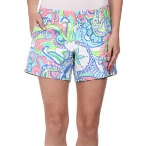 Lilly Pulitzer Callahan Shorts Conch Republic Print Size 0